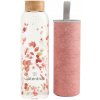 Waterdrop Glass Waterdrop Edition sklenená fľaša na vodu 600 ml + obal na fľašu