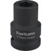 FORTUM, Kľúč nástrčný rázový, 17mm, 3/4”, 4703017