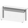 Nástavba s osvětlením, tvarované sklo, 990x455x450 mm | STALGAST, ST270101 inox
