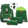 Školská taška Step by Step BASIS, Green Graphics - 4 dielny set, AGR certifikát