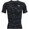 Pánske kompresné tričko s krátkym rukávom Under Armour UA HG ARMOUR CAMO COMP SS čierne 1361519-001 - XL