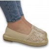 Dámske béžové espadrilky LINDA