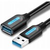 Vention CBHBD USB 3.0 Male to USB Female Extension, 0.5m, černý