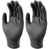 ZVG STRUCTURE GRIP BLACK 100KS NITRILOVÉ JEDNORÁZOVÉ RUKAVICE NEPÚDROVANÉ ČIERNE 80597 - 10/XL