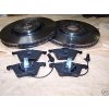 Brzdové kotúče predné 320mm + platničky predné Brembo Audi A6 Quattro