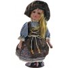 HOME Porcelánová bábika Krížikové šaty 31 cm