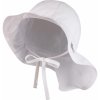 Detský UV klobúk flapper plátno UV50+ farba biela STERNTALER Veľkosť: 55cm