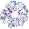 Saténová gumička scrunchie VIANOČNÁ OZDOBA XL