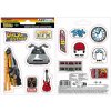 BACK TO THE FUTURE Stickers sheets Time travel