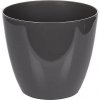 Ella Lesk dekorativní květináč antracitová Průměr: 25 cm