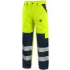 Canis CXS NORWICH Výstražné nohavice pánske 68, Reflexná žltá-Modrá