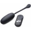 Bang! Remote Control 28X Silicone Plush Egg Black