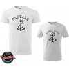 Tričká Captain, first mate (Rodinné tričká s potlačou sú vždy dobrý darček, nápisom, pre, rodinu, mama, otec)
