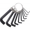 EXTOL CRAFT L-kľúče IMBUS, súprava 10ks, 2-14mm 6612