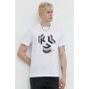 Bavlnené tričko Karl Lagerfeld Jeans pánsky, biela farba, s potlačou 241D1708 M
