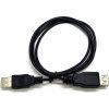 C-TECH CB-USB2AA-18-B USB A-A, 1,8m, černý