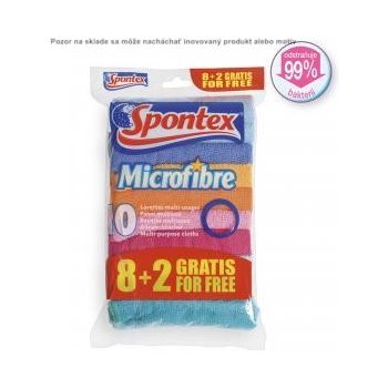 Spontex utierkyMicrofibre 8 +2 ks