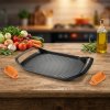 TESCOMA Smartclick 42 x 28 cm čierna - hliníková grilovacia doska