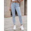 Dstreet Dámske džínsy skinny BLUEVIBE UY2679 modrá svetlo
