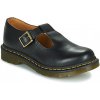 Dr. Martens Balerínky/Babies POLLEY BLACK SMOOTH Čierna