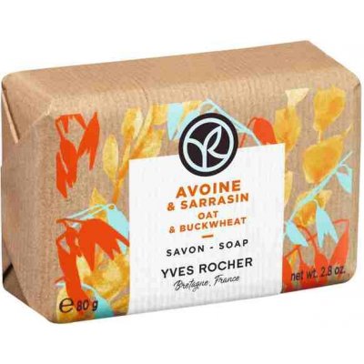 Yves Rocher Bain de Nature tuhé mydlo na ruky Oat & Buckwheat 80 g