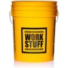 WORK STUFF Detailing Bucket Yellow Wash + Separator Black - Detailingové vedro s mriežkou 20L
