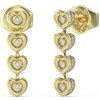 Náušnice GUESS L.O.V.E JUBE05473JWYGT/U