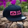 SURF DREAM Snapback kšiltovka růžová, onesize