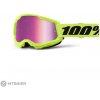 100% STRATA 2 okuliare, Neon Yellow/Mirror Pink Lens