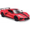 MAISTO 2020 Chevrolet Corvette Stingray Coupe červená 1:24
