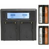 Set Jupio 2ks batérie NP-F970 (6000mAh) s duálnou nabíjačkou