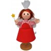 Logopedická maňuška Víla Hlásulienka červená, 33 cm