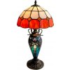 Brilagi - Tiffany vitrážová stolová lampa SIENNA 1xE27/60W/230V + 1xE14/40W BRT-8008F + záruka 3 roky zadarmo