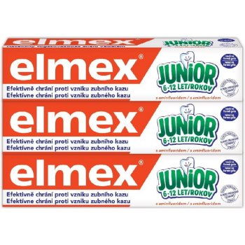 Elmex Junior zubní pasta 3 x 75 ml