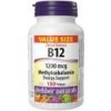 WN Pharmaceuticals Ltd. Webber Naturals Vitamín B12 1200 mcg tbl s postupným uvoľňovaním 1x150 ks