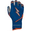 BRUCE BOLT Brandon Nimmo Signature Series Long Cuff Batting Gloves - Blue - M, BB-LC-NIM-M