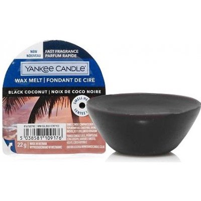 Yankee Candle vonný vosk do aromalampy Black Coconut 22g