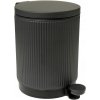 KOŠ NA ODPADKY DO KÚPEĽNE ČIERNY KOVOVÝ ONYX 5 l 27,25 x 28,2 cm
