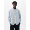 GAP Košeľa oxford oversize s logom Modrá M