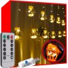 ISO 19736 Svetelný záves gule 108 LED teplá biela