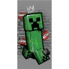 Jerry Fabrics osuška Minecraft Metro Art Creeper 70 x 140 cm