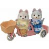 Sylvanian family Sylvanian Families Tandemový bicykel pre Husky súrodencov OLP10395637