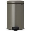 Brabantia, pedálový kôš newlcon 20 l farba platinová oceľ