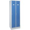 Office Pro Kovová skriňa šatníková SS 30-2 modro/ sivá