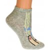 Tiffany Detské ponožky sivé