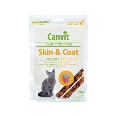 Canvit Cat Health Care Snack Skin & Coat 100 g CANVIT