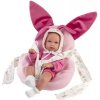 Llorens 63506 NEW BORN HOLČIČKA - realistická bábika bábätko s celovinylovým telom - 35 cm