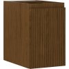 Mexen Rivel kúpeľňová skrinka pod umývadlo 30 cm, 1 dvere, ryhovaná, orech - 91A21-03047-1-BF86