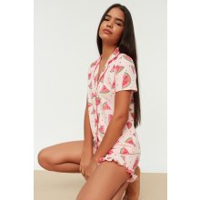 Trendyol pyžamo vá súprava biela
