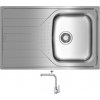 Teka UNIVERSE 45 T-XP 1B 1D nerezová oceľ + Teka IN 938 CR chróm